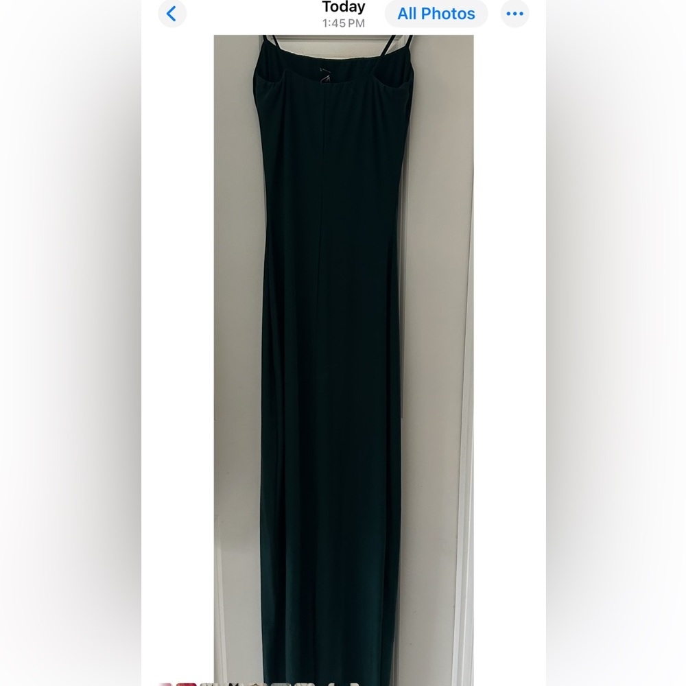Elegant Emerald Green Windsor Evening gown, full length